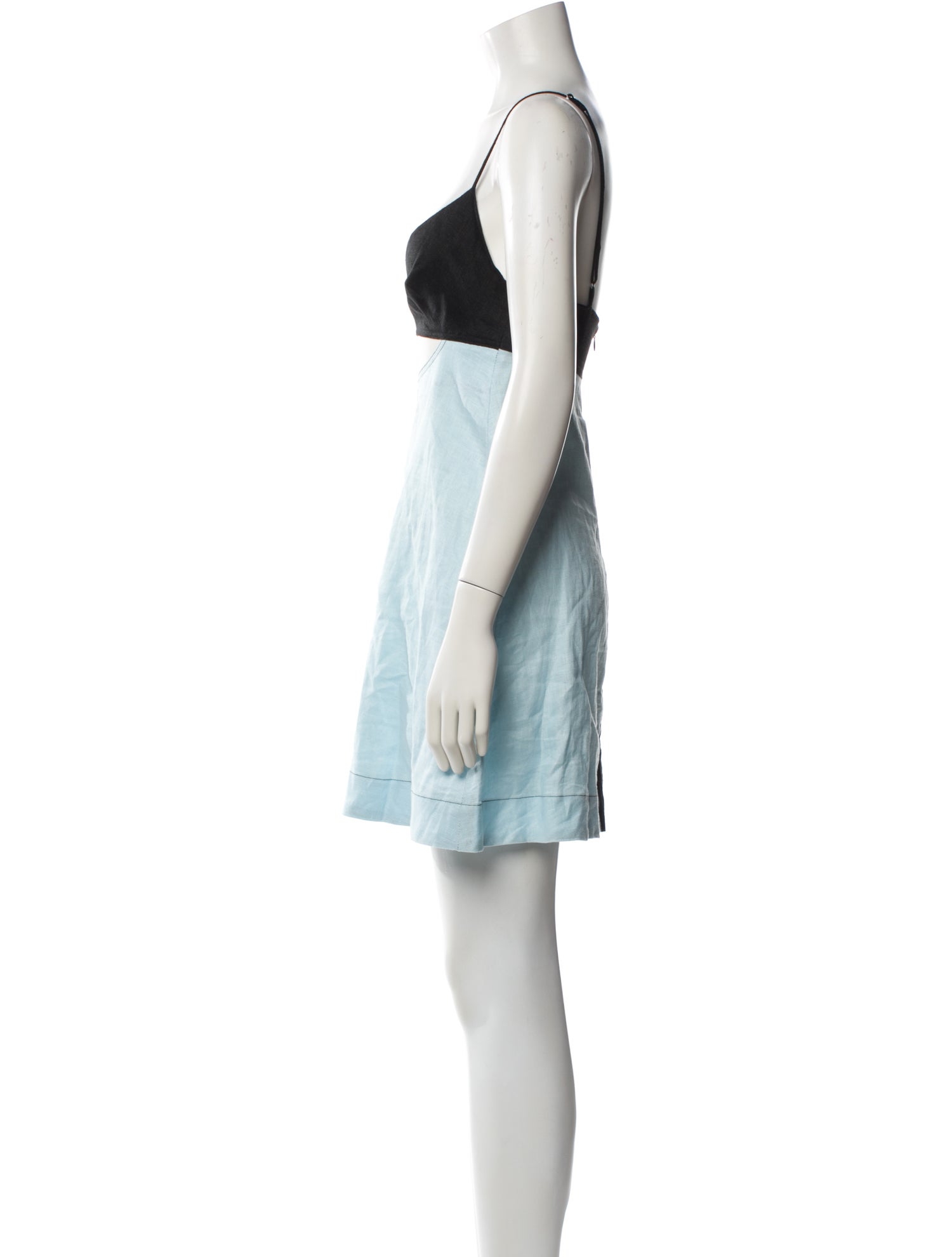 Matthew Bruch Linen Mini Dress