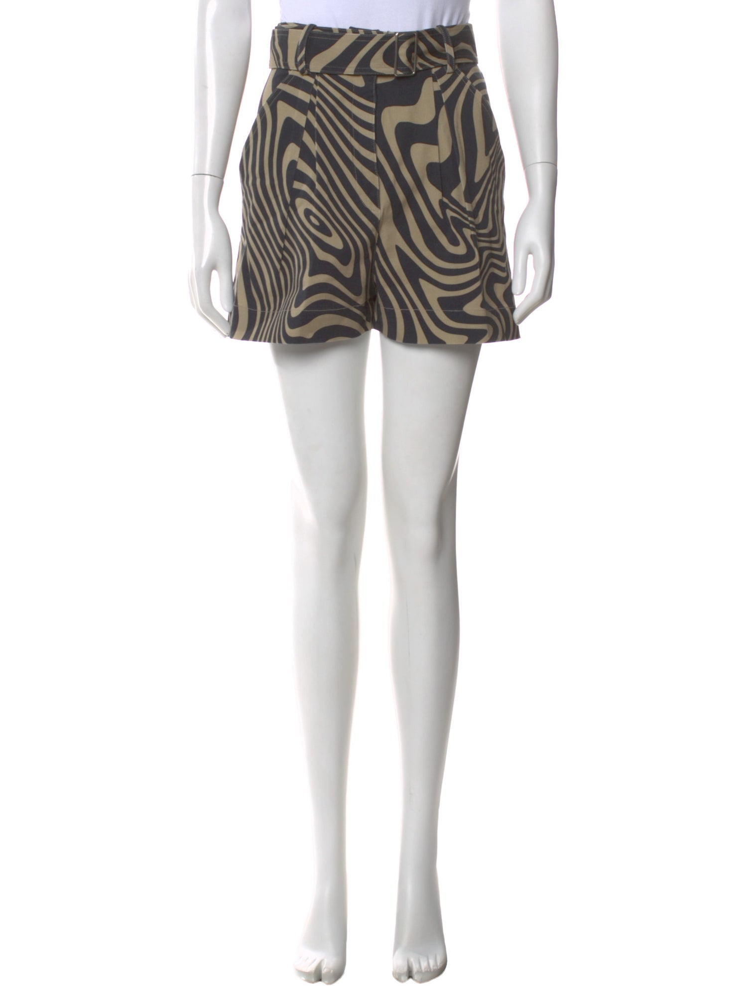 Matthew Bruch Printed Mini Shorts