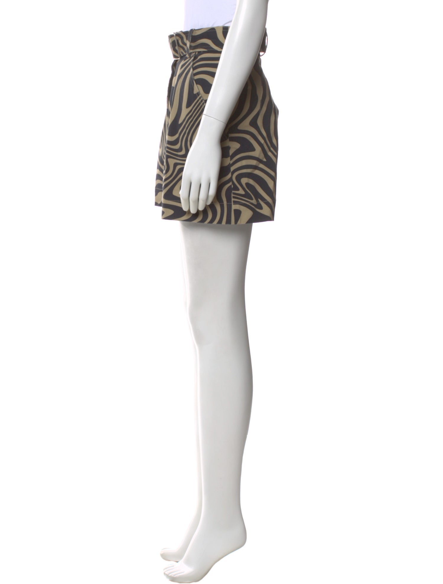 Matthew Bruch Printed Mini Shorts