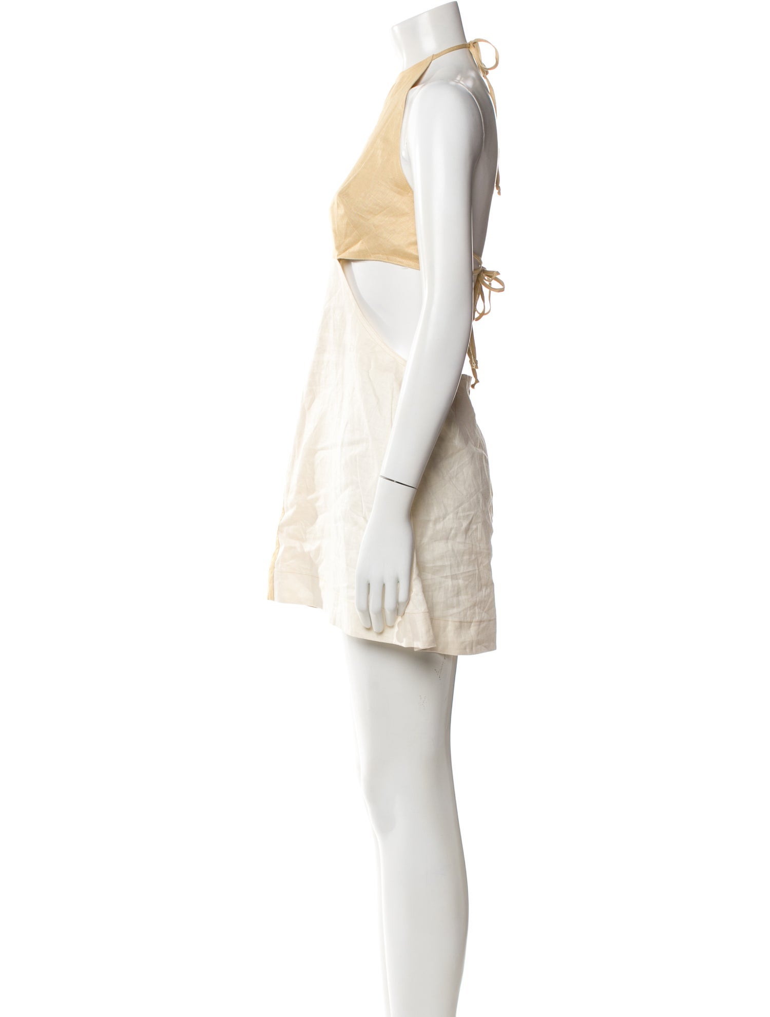 Matthew Bruch Linen Mini Dress