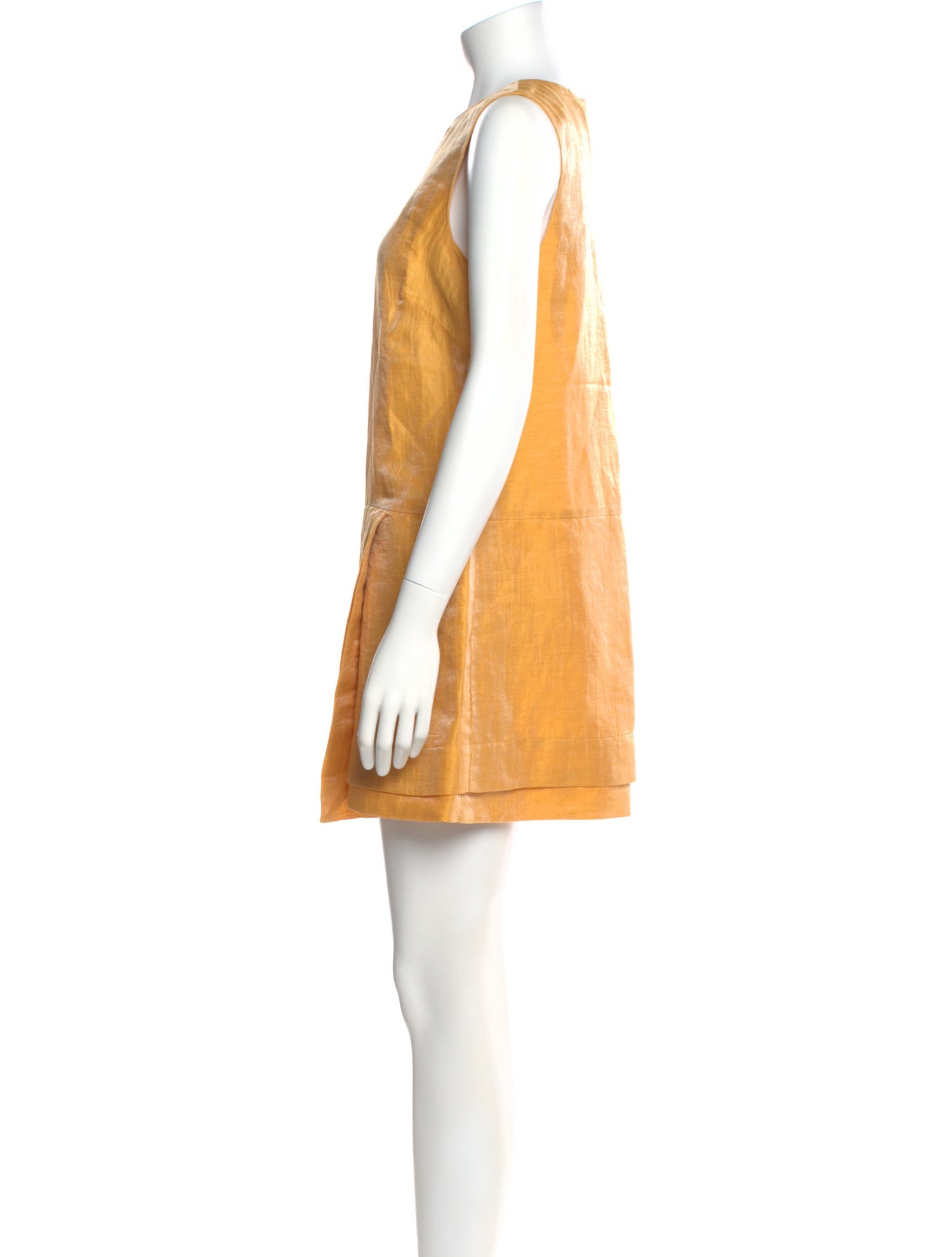 Matthew Bruch Linen Mini Dress