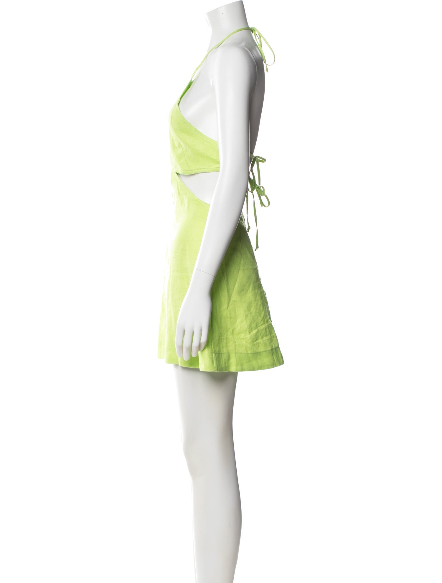 Matthew Bruch Linen Mini Dress