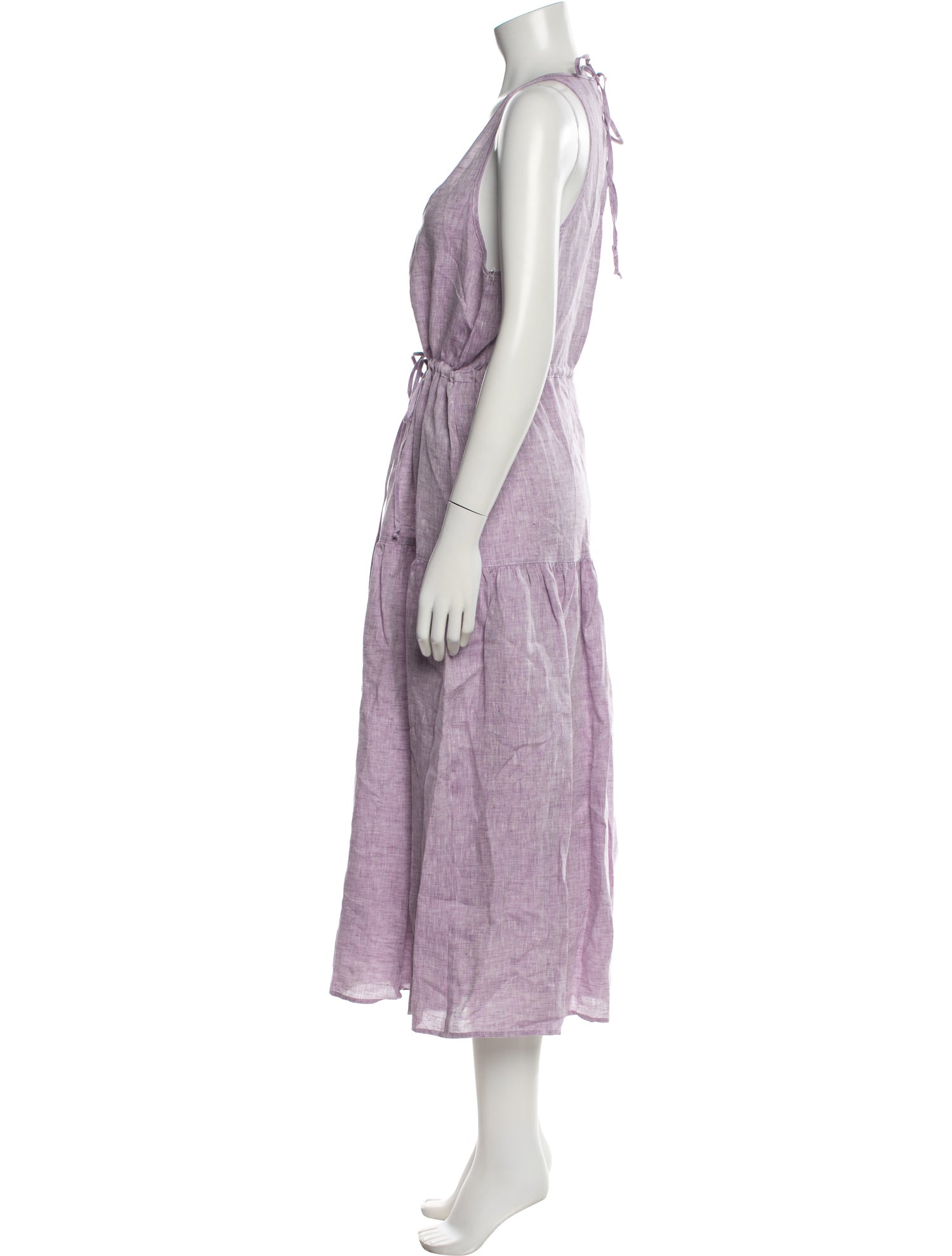 Matthew Bruch Linen Long Dress w/ Tags