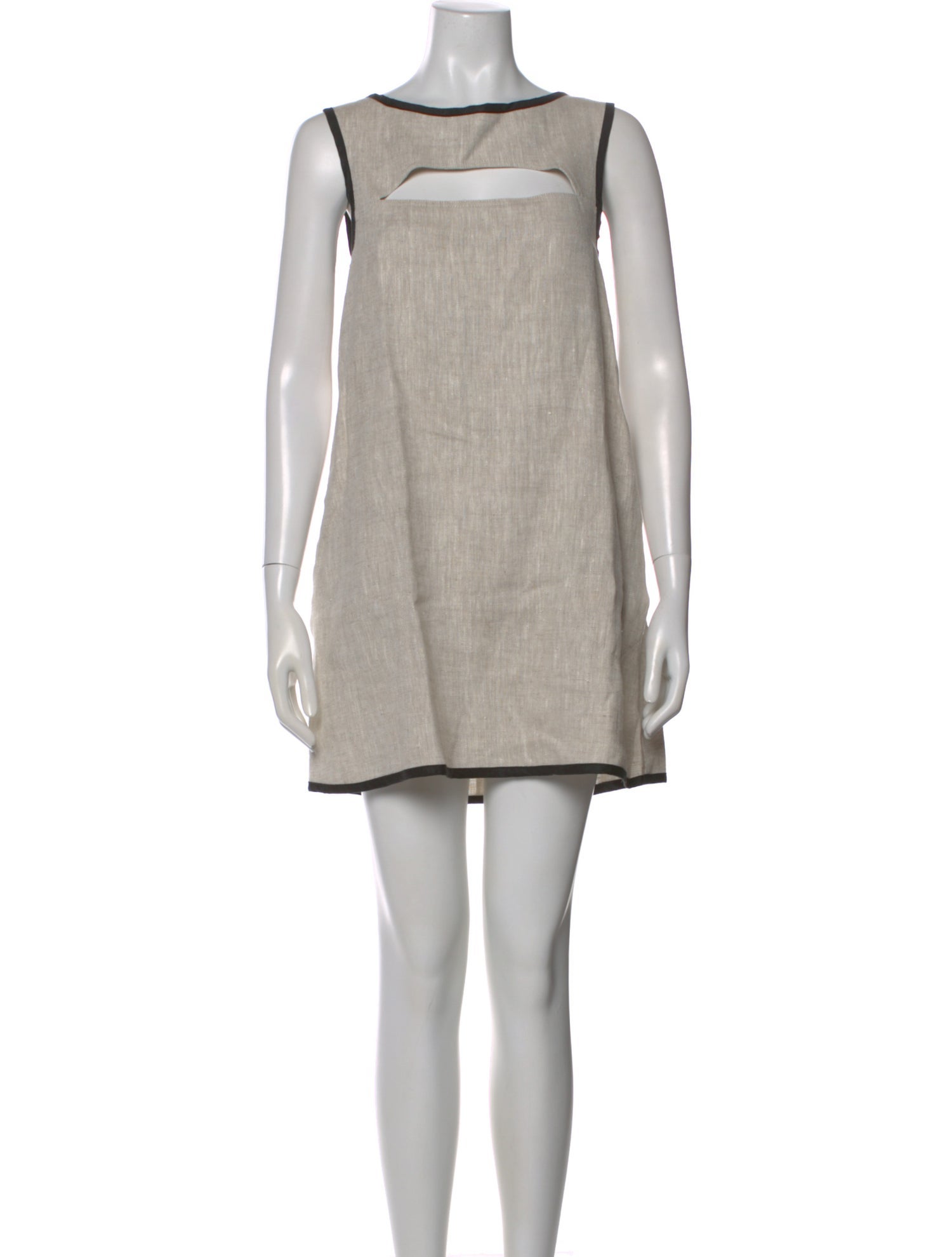 Matthew Bruch Linen Mini Dress
