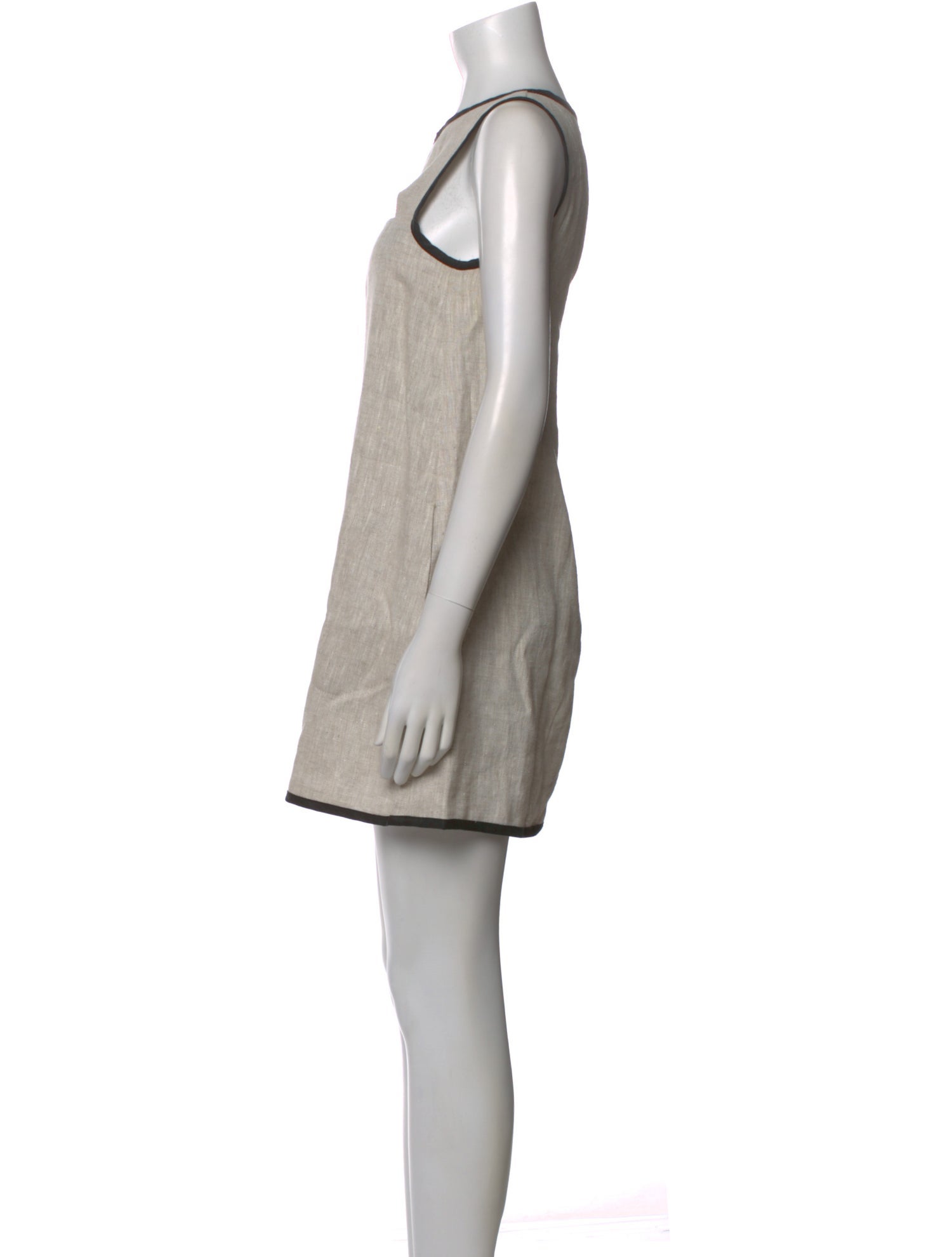Matthew Bruch Linen Mini Dress
