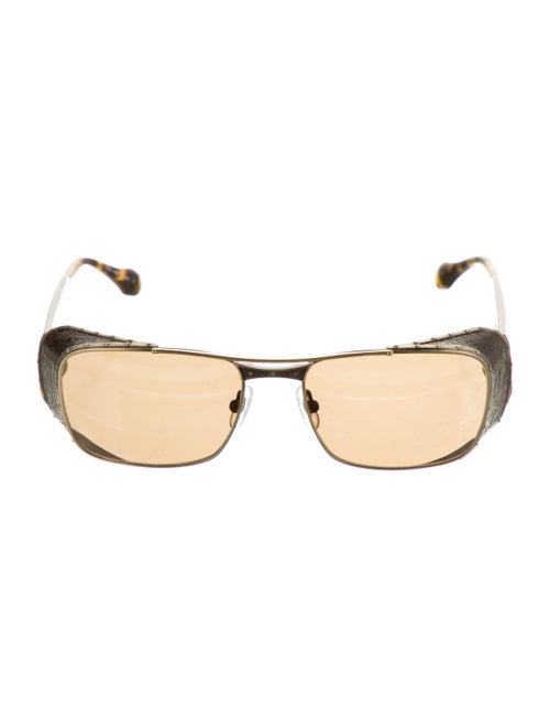 Matsuda Tinted Square Sunglasses gold