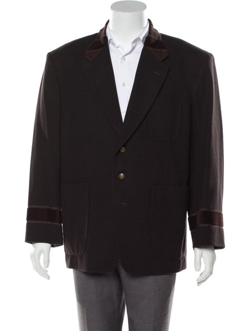 Matsuda Wool Three-Button Blazer wool