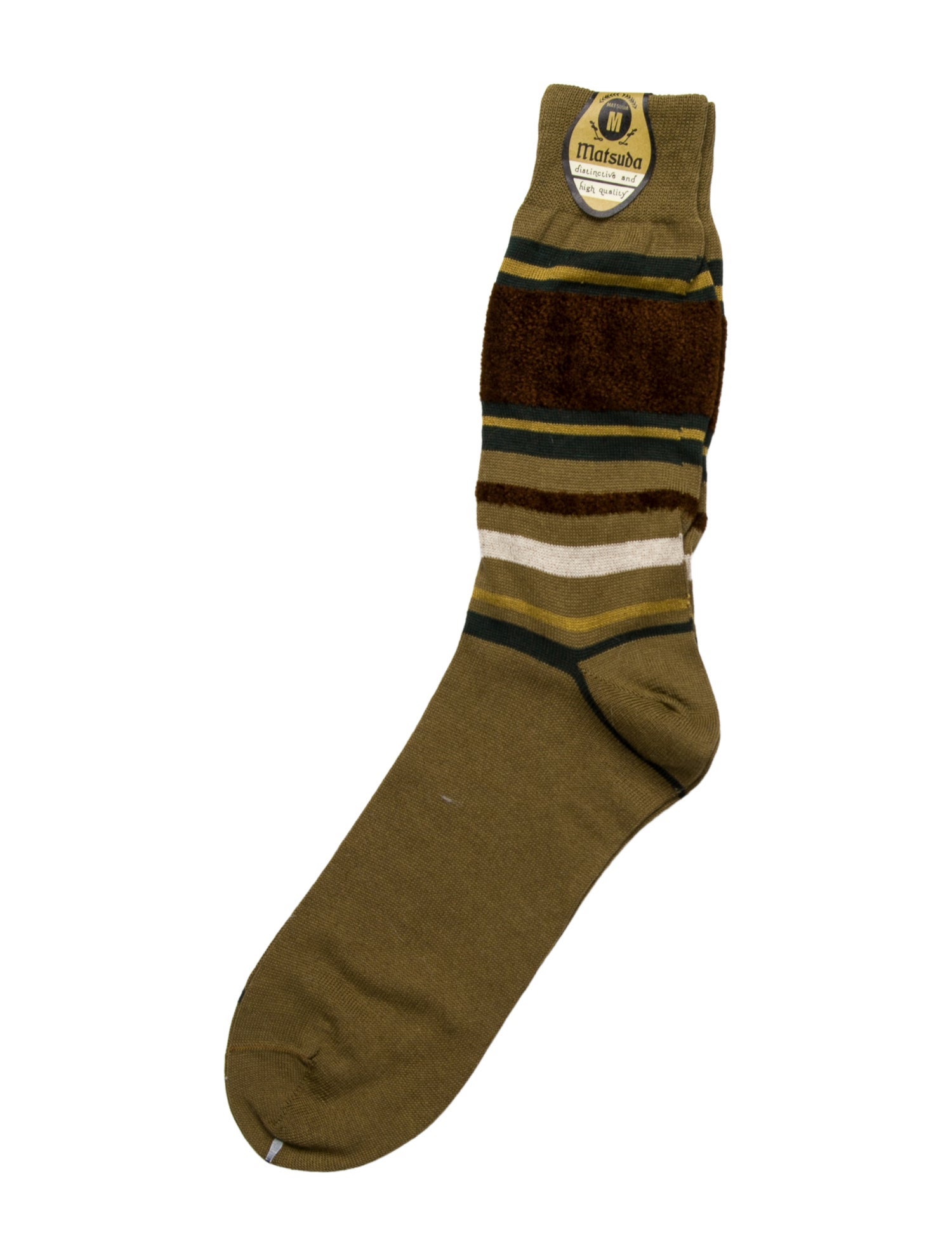 Matsuda Vintage Striped Socks w/ Tags