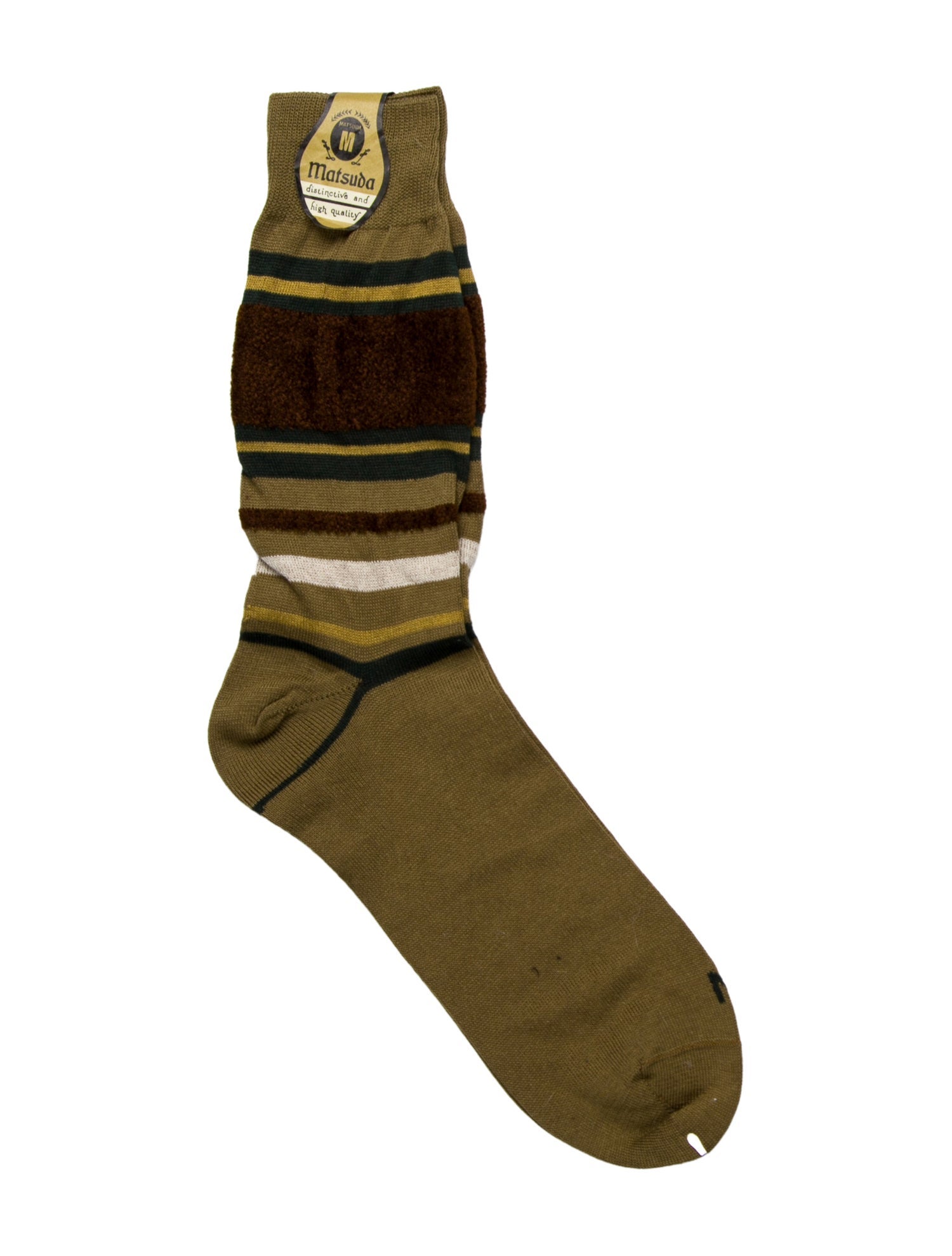 Matsuda Vintage Striped Socks w/ Tags