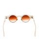 Matsuda Round Gradient Sunglasses