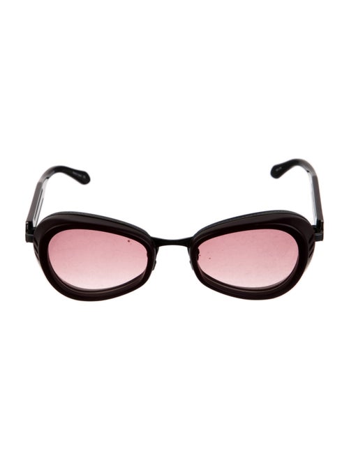 Matsuda Round Gradient Sunglasses