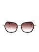 Matsuda Square Gradient Sunglasses