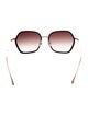 Matsuda Square Gradient Sunglasses