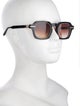 Matsuda Square Gradient Sunglasses