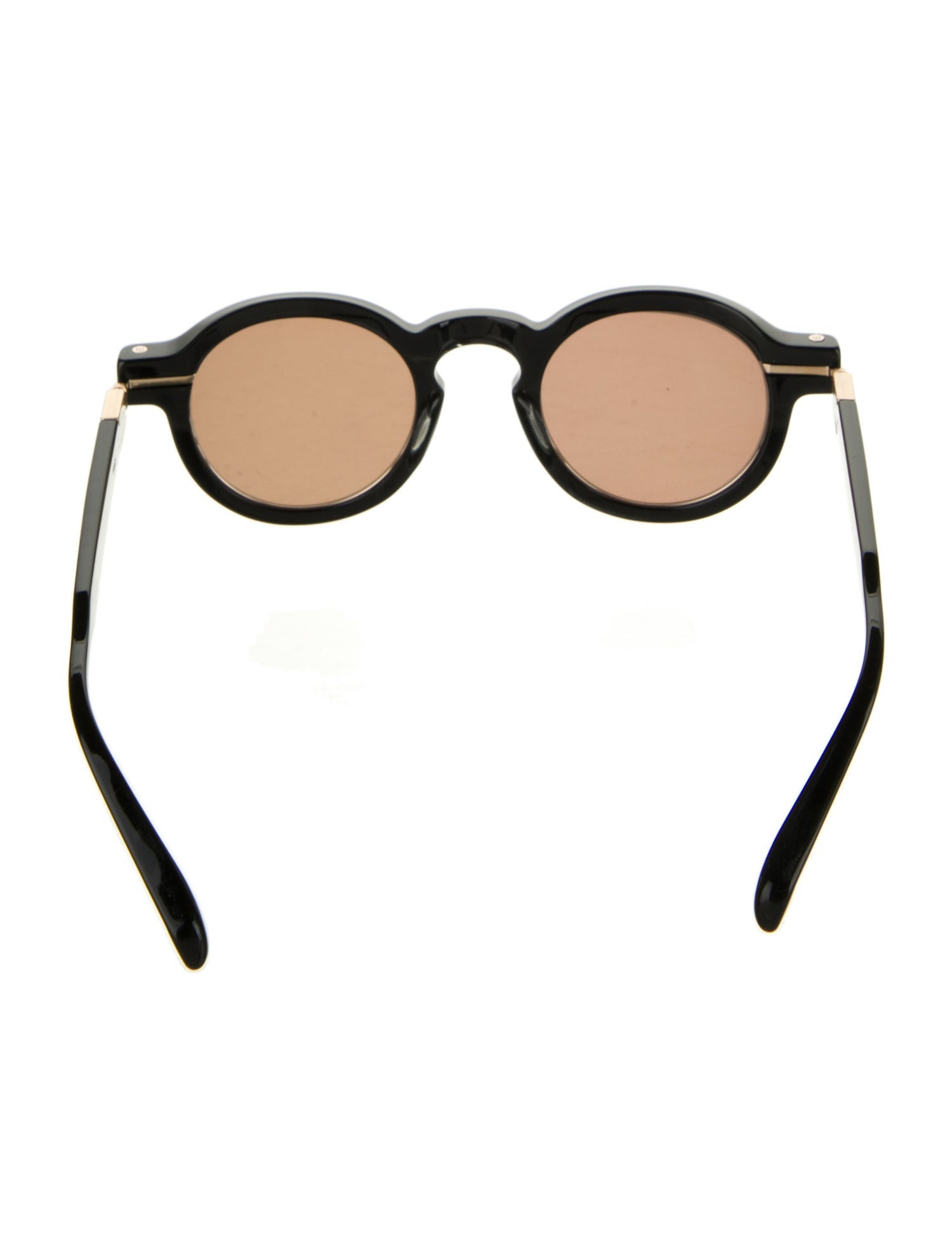 Matsuda Round Mirrored Sunglasses