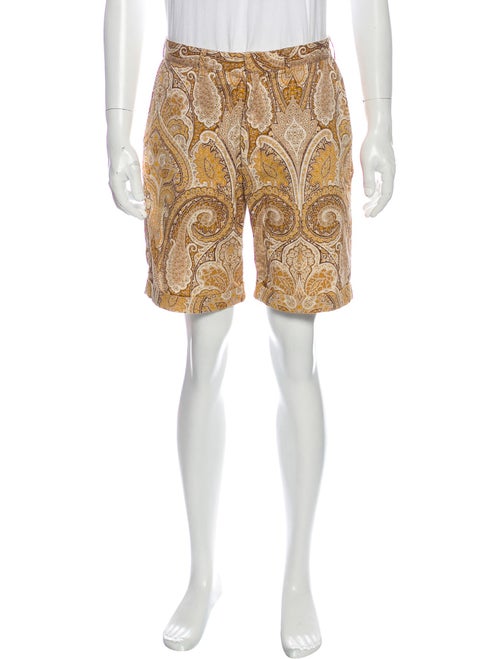 Monitaly Paisley Print Shorts