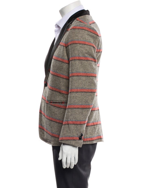 Monitaly Plaid Print Peacoat