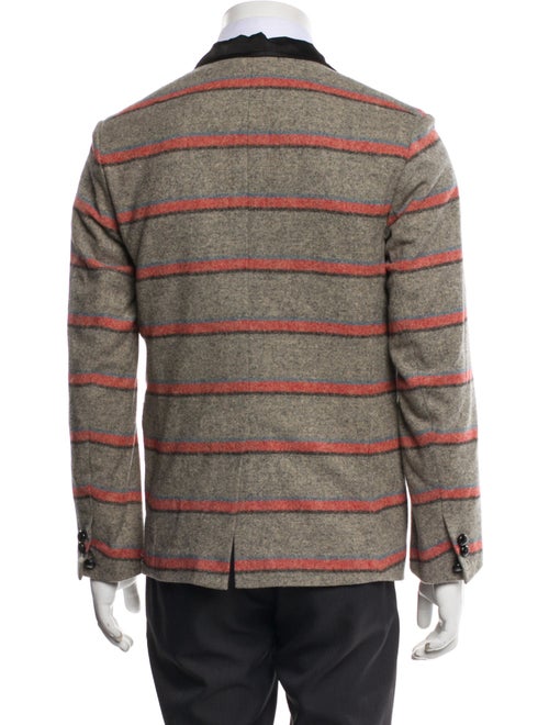 Monitaly Plaid Print Peacoat