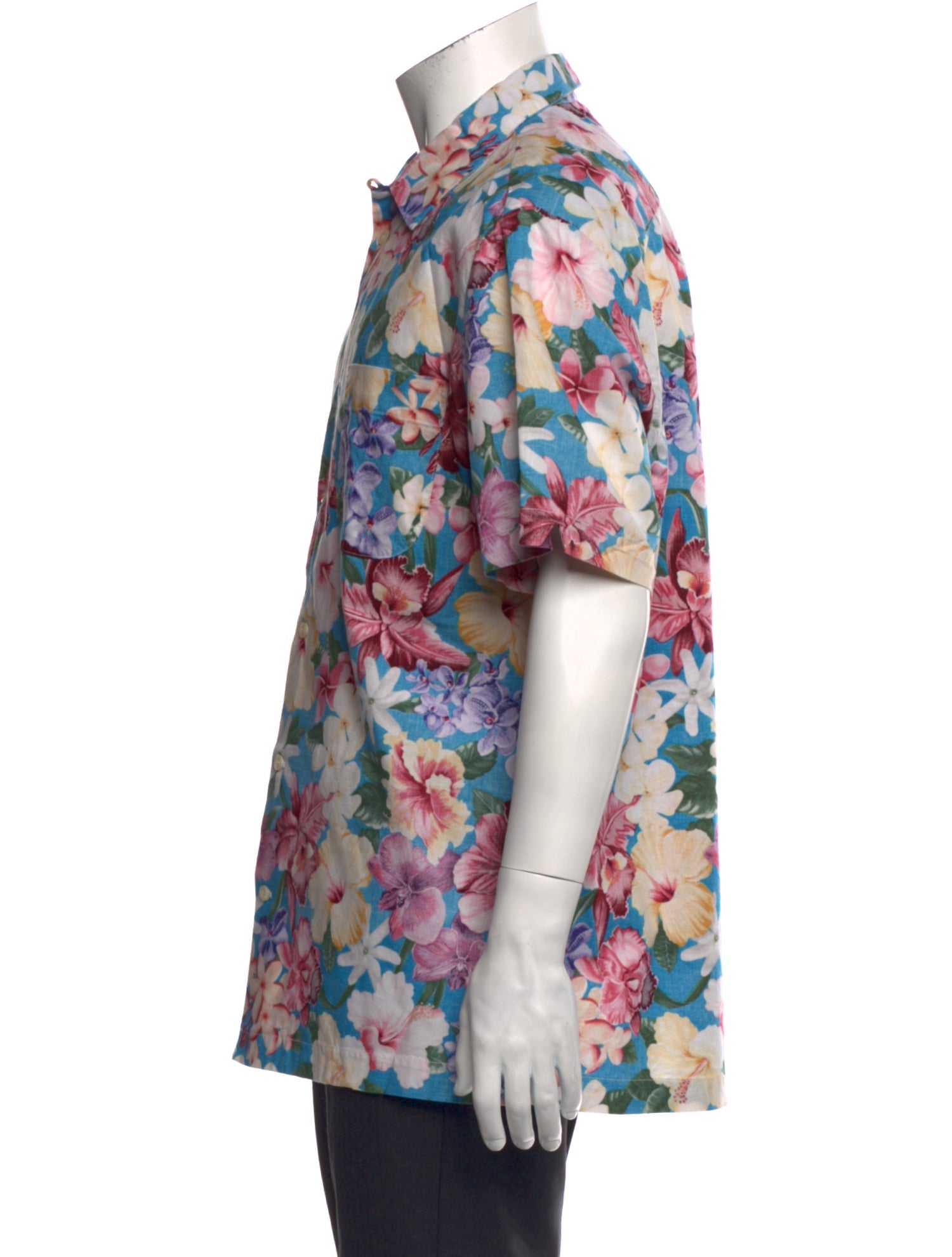 Monitaly Floral Print Short Sleeve Shirt