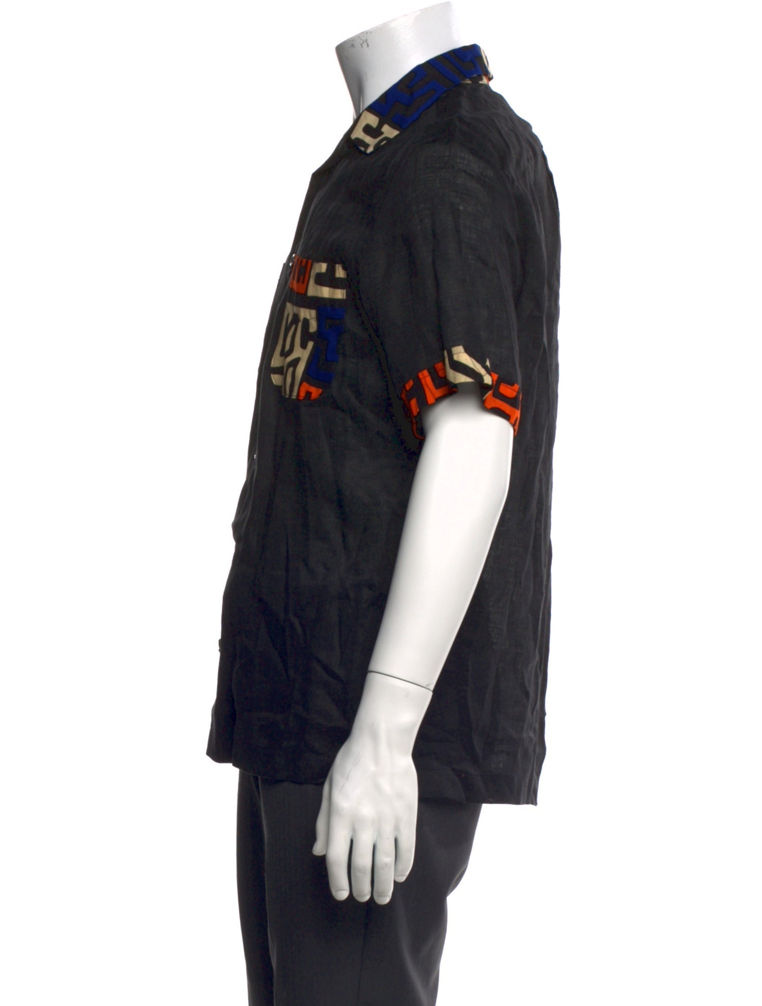 Monitaly Linen Printed Shirt