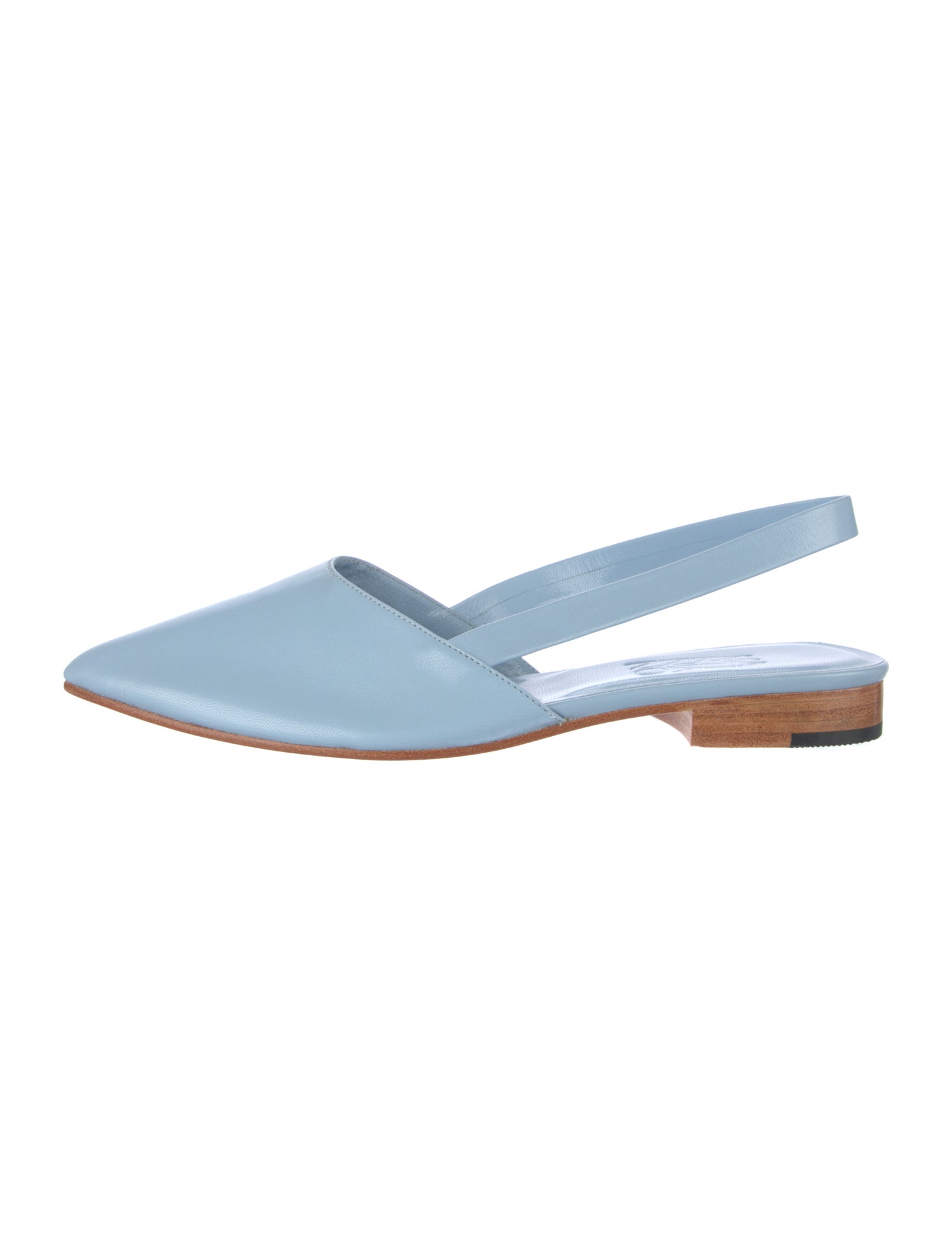 Martiniano Leather Slingback Flats