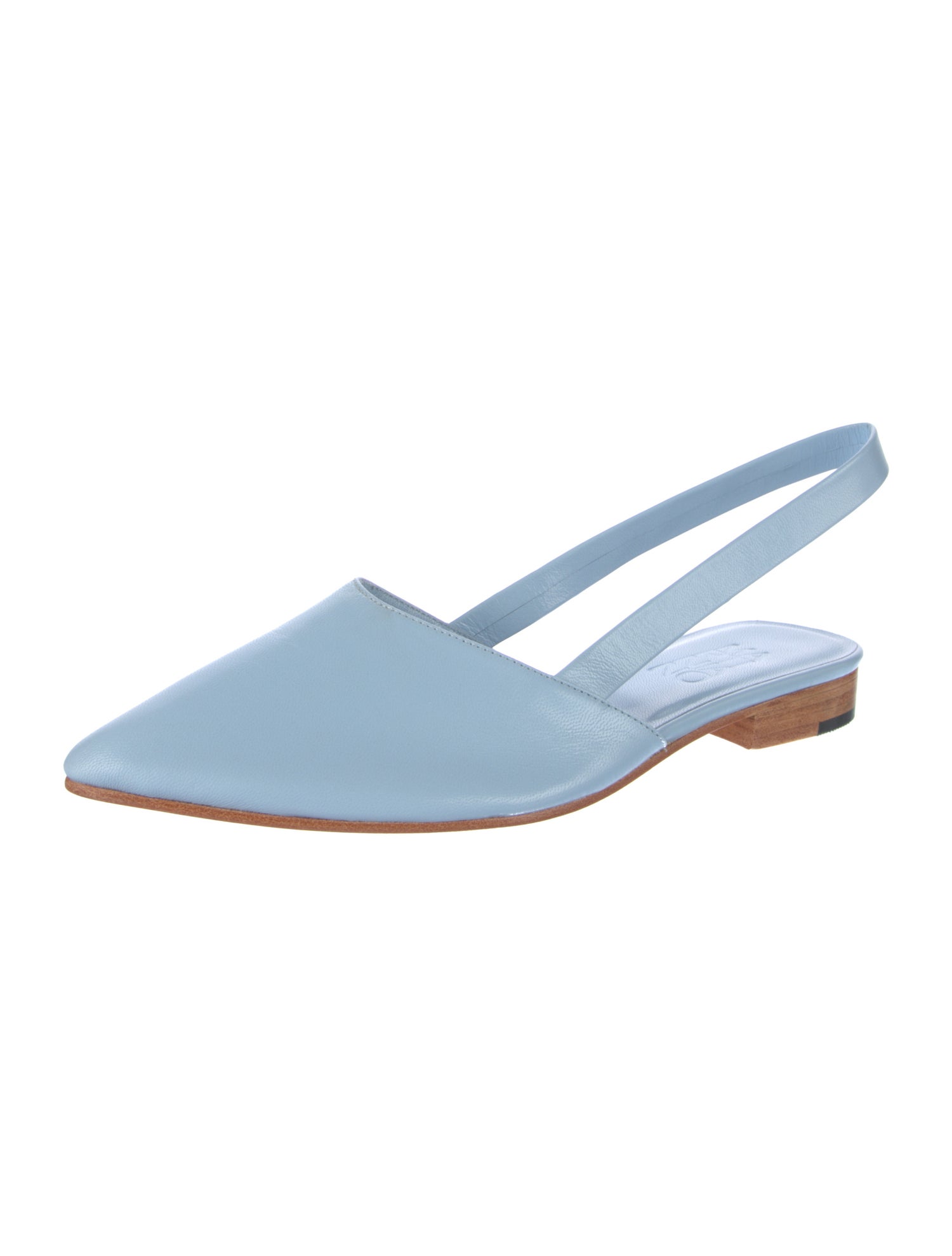 Martiniano Leather Slingback Flats