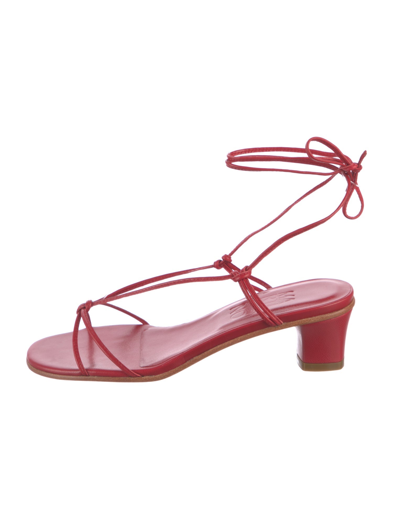 Martiniano Leather Leather Trim Embellishment Sandals