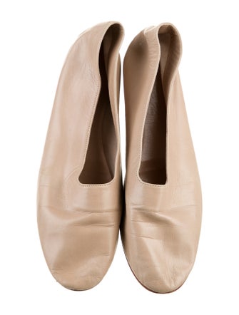 Martiniano Leather Slingback Flats