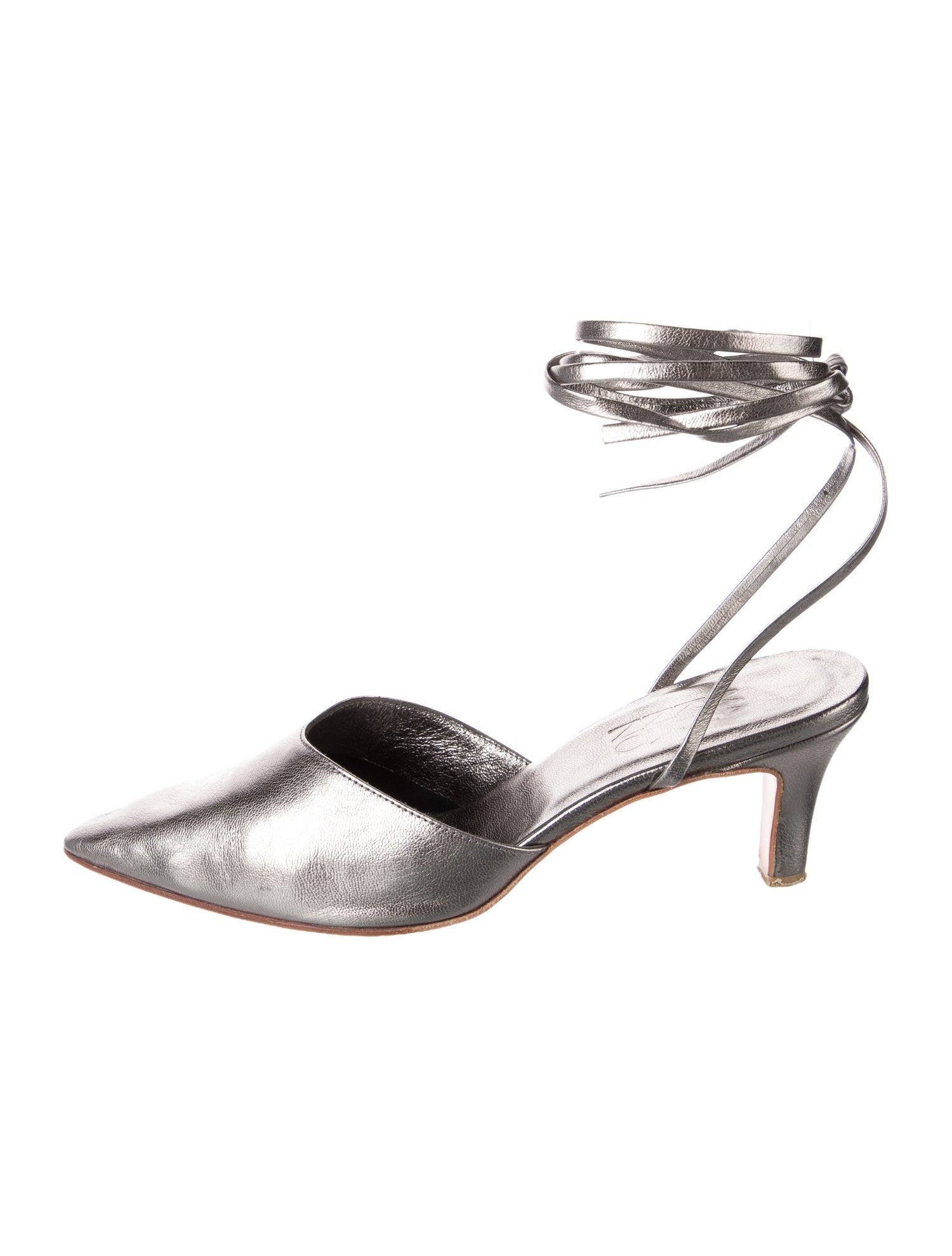 Martiniano Leather Slingback Pumps