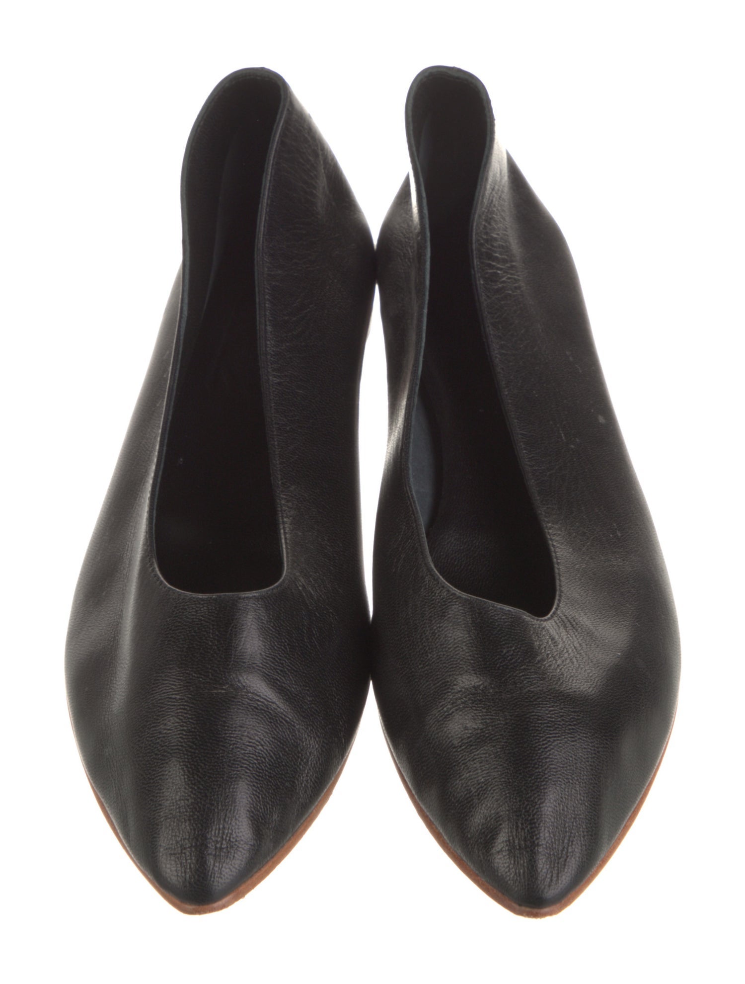 Martiniano Leather Ballet Flats