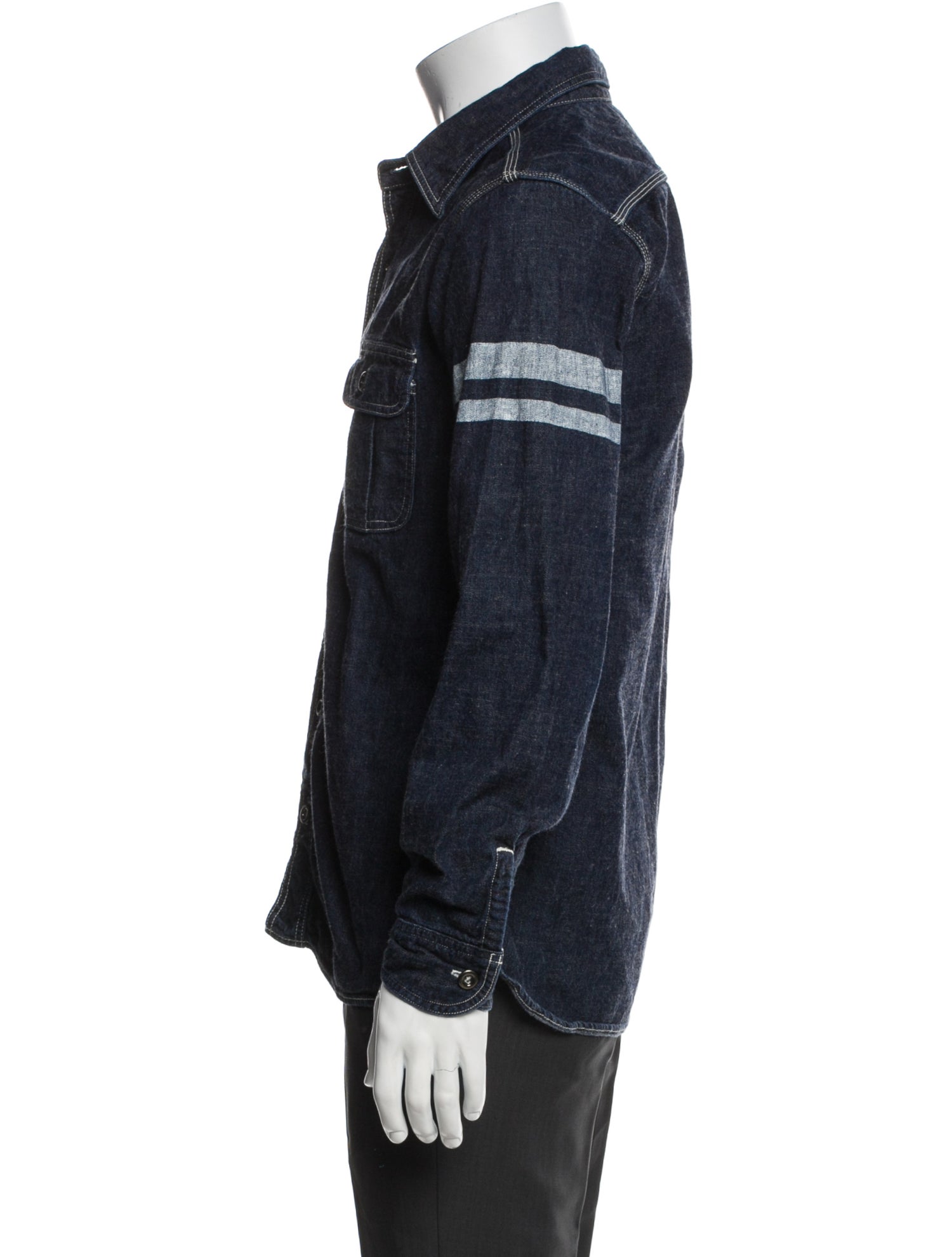 Momotaro Long Sleeve Denim Shirt