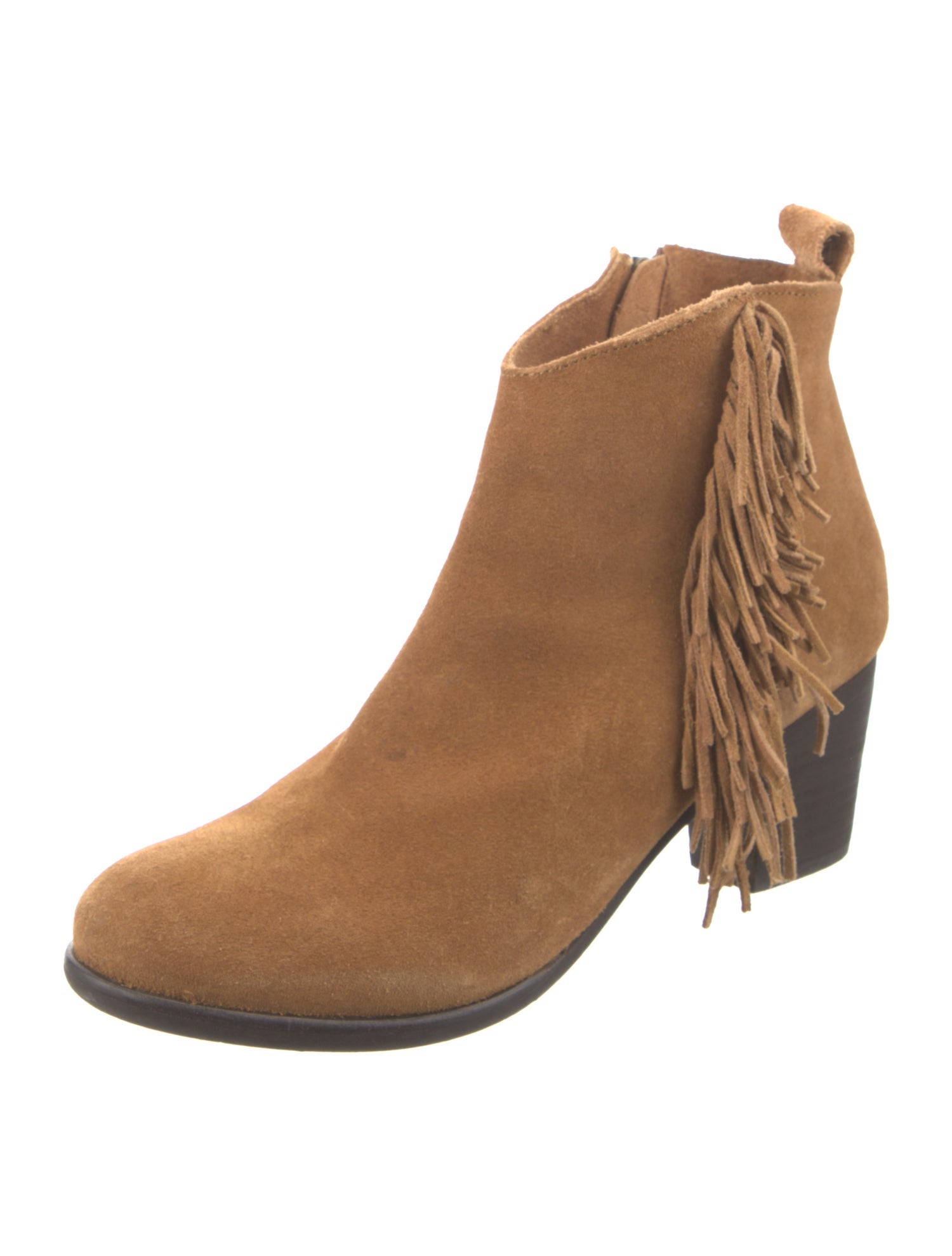 Matisse Suede Fringe Trim Accent Boots