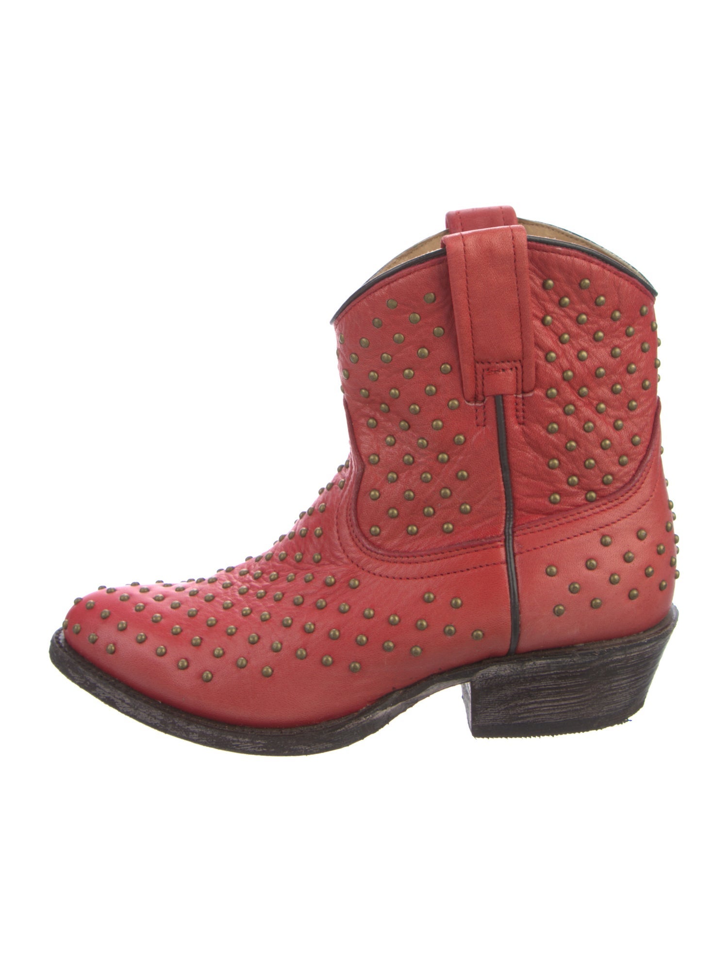 Matisse Leather Studded Accents Western Boots