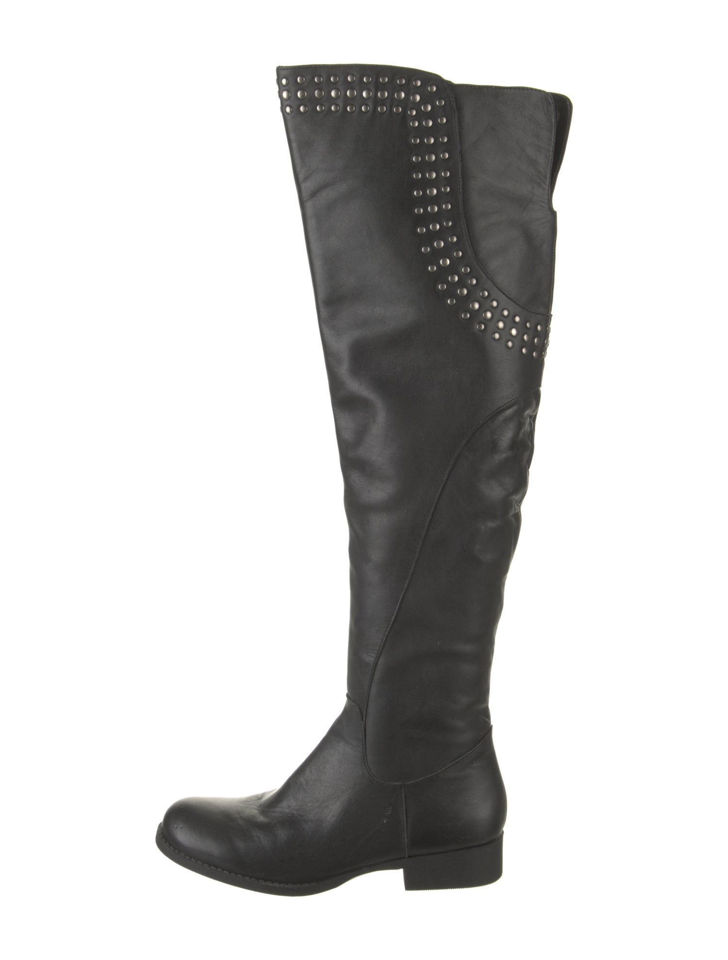 Matisse Leather Studded Accents Riding Boots