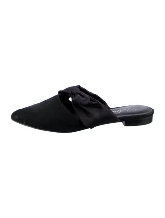 Matisse Suede Bow Accents Mules