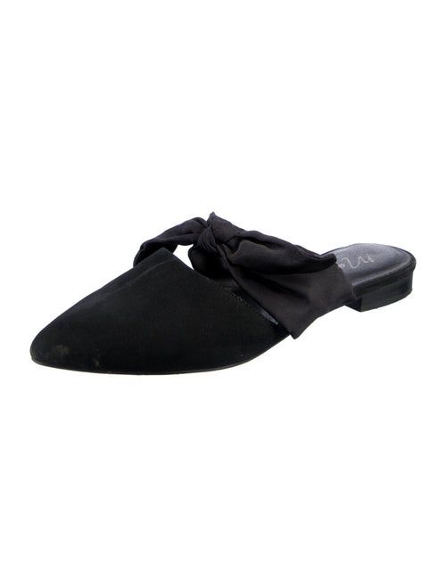 Matisse Suede Bow Accents Mules