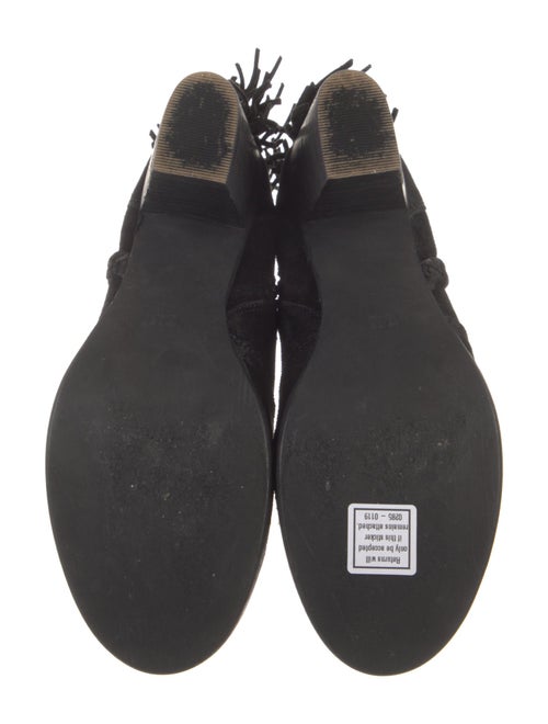 Matisse Suede Fringe Trim Accent Boots