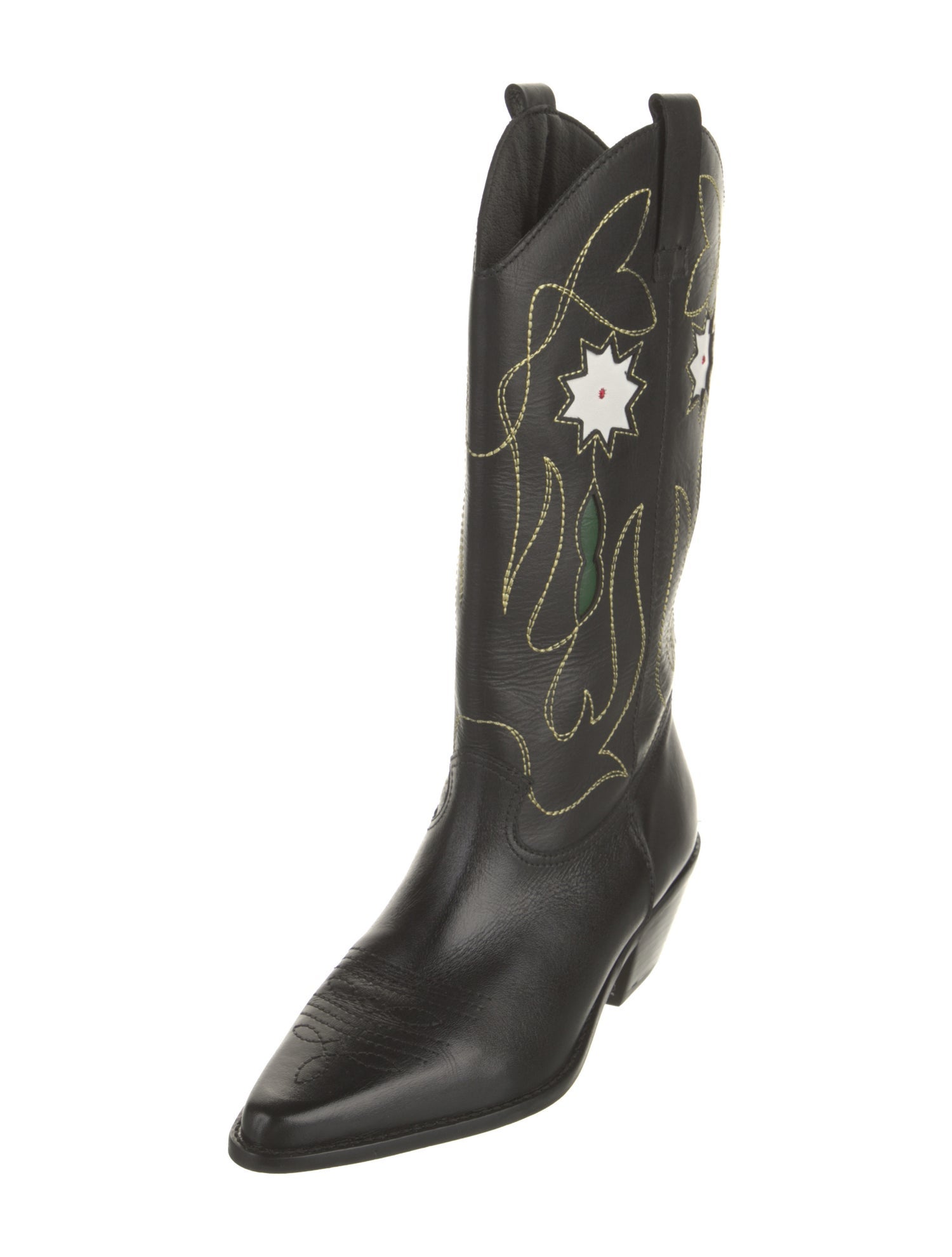 Matisse Leather Printed Western Boots