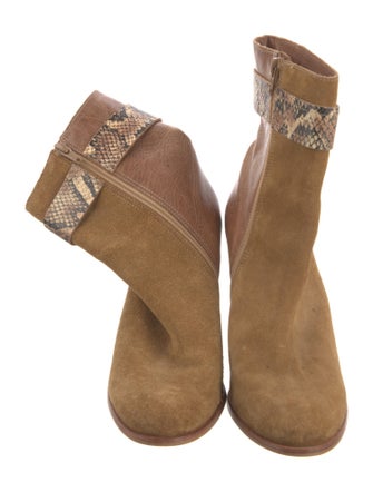 Matisse Suede Animal Print Boots