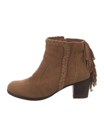 Matisse Suede Embroidered Accent Chelsea Boots