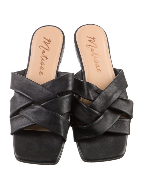 Matisse Leather Slides