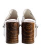 Matisse Leather Animal Print Slides