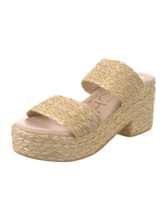 Matisse Raffia Cutout Accent Espadrilles