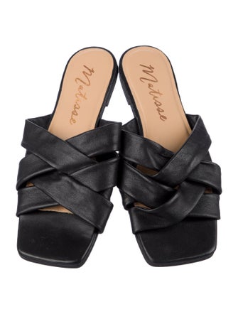 Matisse Leather Slides