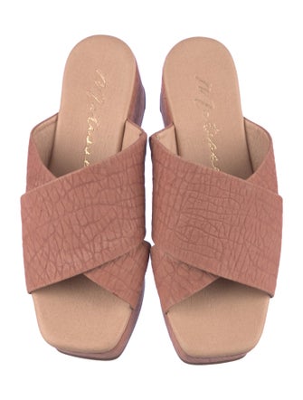 Matisse Leather Slides