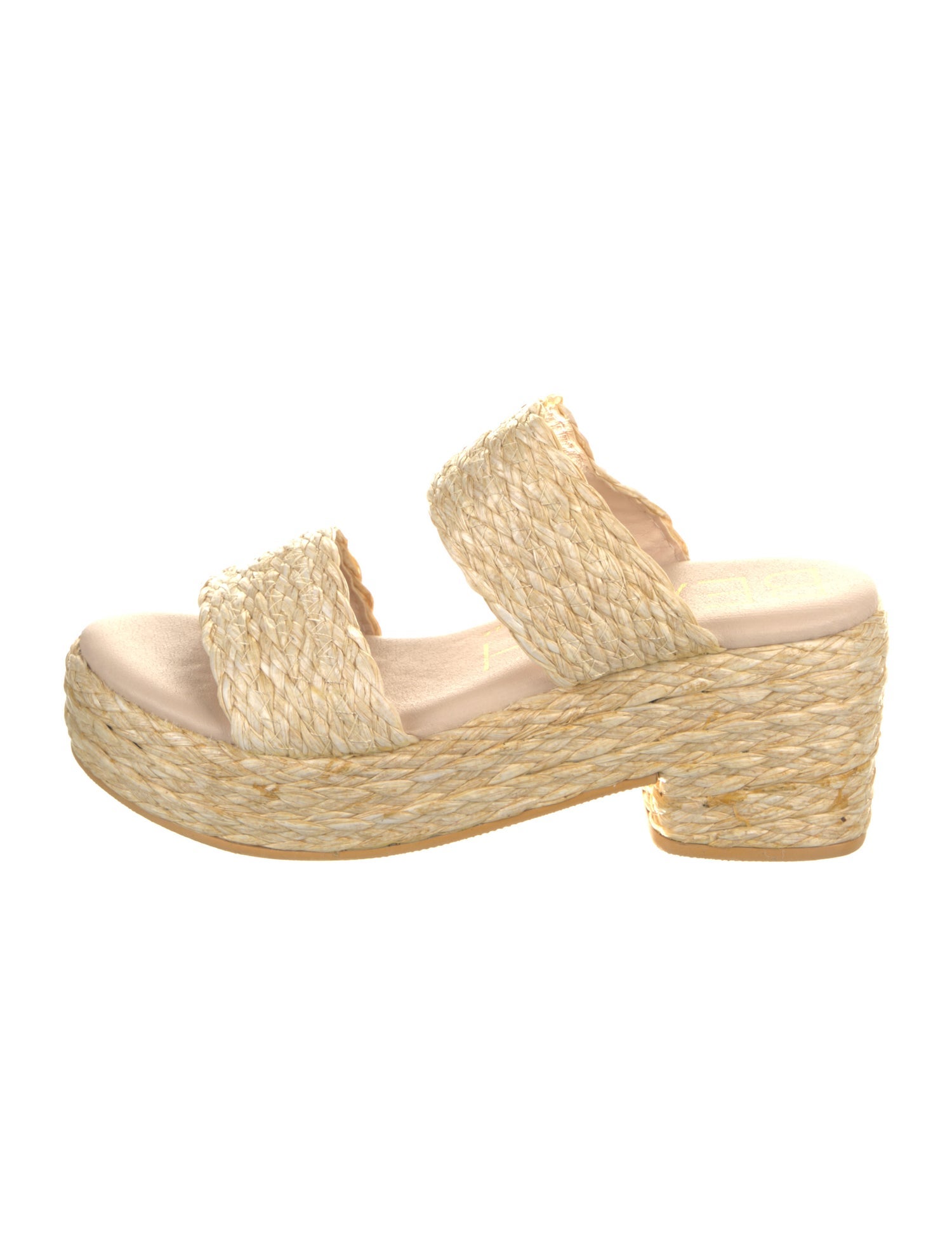 Matisse Raffia Cutout Accent Espadrilles