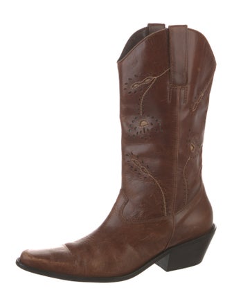 Matisse Leather Lasercut Accents Western Boots