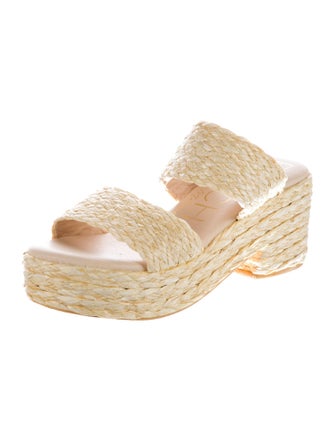 Matisse Raffia Animal Print Espadrilles