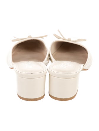 Matisse Leather Bow Accents Mules