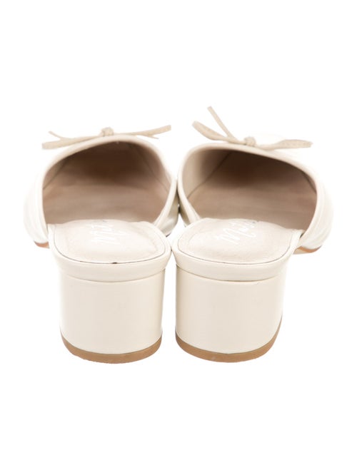 Matisse Leather Bow Accents Mules